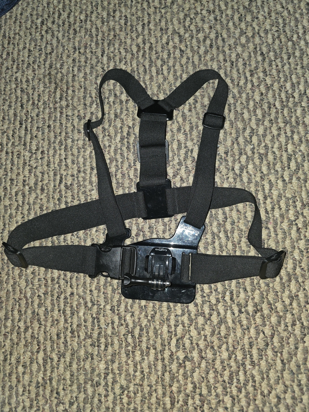Adjustable Go Pro Black Chest Mount Harness for Action Cameras